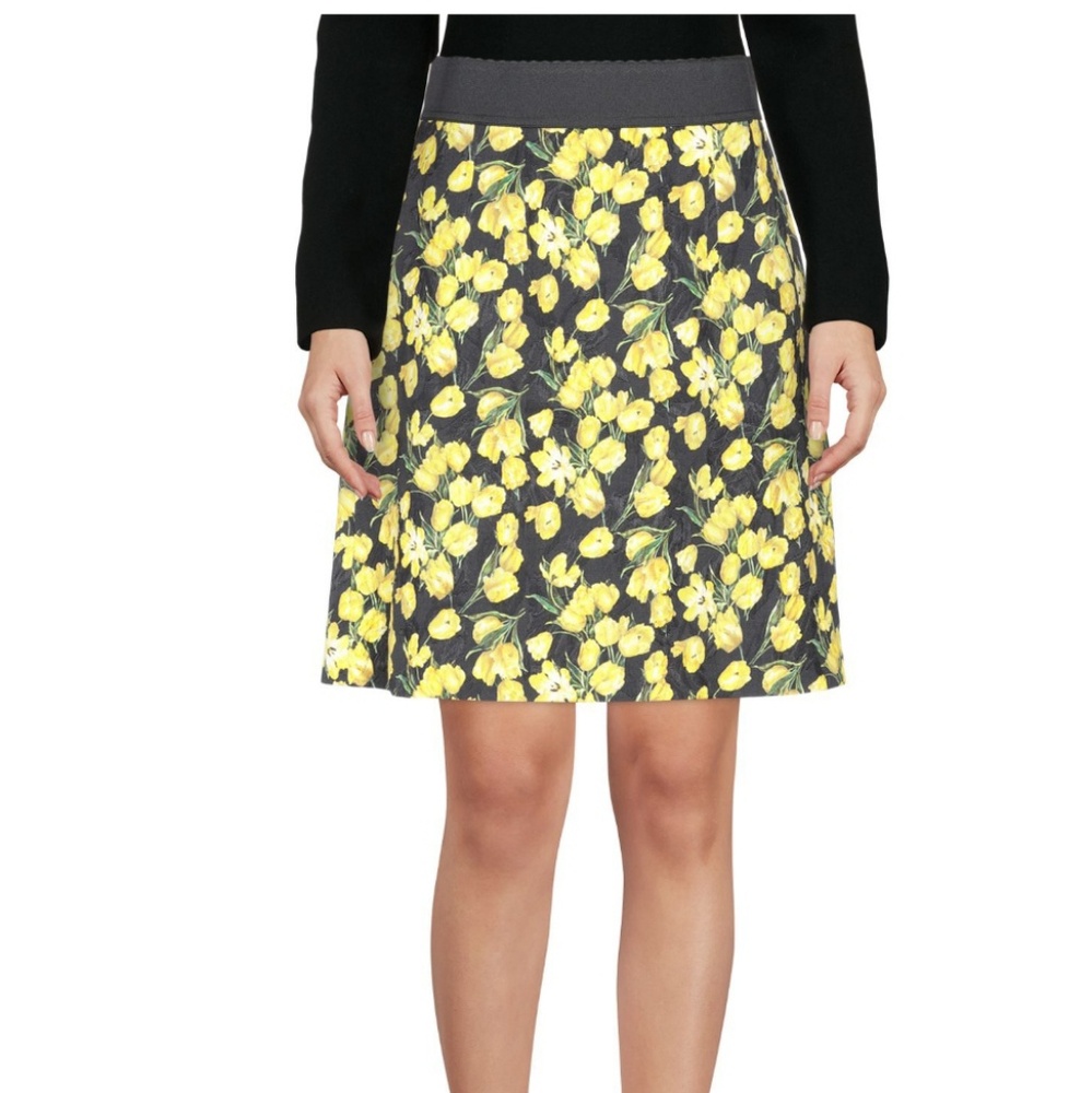 Dolce and Gabanna Yellow Tulip Skirt Size 4